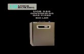CONDENSING GAS FIRED BOILER · 2019-08-28 · CONDENSING GAS FIRED. FLOOR OR WALL MOUNTED BOILER. INSTALLATION, OPERATION & MAINTENANCE MANUAL. Model. UCS-380. …