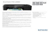 DATASHEET / BROCHURE EcoTank ITS L3050 - Epson Ink Tank ... · This compact inkjet can reduce printing costs by up to 90%2, as it comes with up to two years’ worth of ink1 included