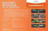 Precept Selective herbicide at a glance - Bayer Crop Science Australia · 2016-08-25 · Pack Size(s) 20 L 110 L 1000 L Chemical Group Pyrazolone and phenoxy H and I Mode of Action