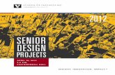 senior design 2012 readers Layout 1 - School of Engineering · insight. innovation. impact.® senior design projects april 19, 2012 3-5 p.m. featheringill hall 2012