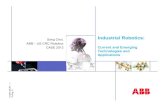 Sang Choi, Industrial Robotics: ABB – US CRC Robotics ...xs3d.kaist.edu/tc-sma/1b - Choi, Sang - Industrial... · ABB – US CRC Robotics ... ØNot just for palletizing, for actual