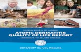 ECZEMA SOCIETY OF CANADA ATOPIC DERMATITIS QUALITY OF · PDF file 2019-04-09 · eczema, and their caregivers, and 658 were children and their caregivers. ESC also interviewed atopic