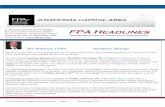 FPA Headlines · 2018-04-03 · FPA National Capital Area Newsletter Page 4 December 2015 2015 - 2016 FPA NCA EVENT SCHEDULE Details on our activities are published on our web site