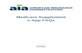 Medicare Supplement e-App FAQsagentu.myagencyservices.com/Portals/19/_aia/e-app/aia_e-app_faqs.… · Agent Signature Do be sure you sign only for yourself. Applicant and Payor Signature(s)