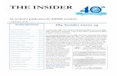 THE INSIDER€¦ · THE INSIDER An exclusive publication for ASFPM members —September 2016 The Insider turns 29 In September 1987, then ASFPM Chair Dan Accurti and Vice Chair Bob