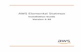 AWS Elemental Statmux · 2020-06-09 · Create Bootable Kickstart ... If you're using AWS Elemental Conductor Live 3 to control your Statmux nodes, see AWS Elemental ... command line