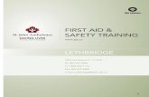 FIRST AID & SAFETY TRAINING - St. John … 2015...First Aid Become a St John Instructor Invest in Yourself Call 403.327.2847 or go to 2 2015 St John Ambulance Provincial Training Calendar