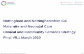 Nottingham and Nottinghamshire ICS Maternity and Neonatal ......The strategy identifies key themes and transformational opportunities, which include: prevention strategies to promote