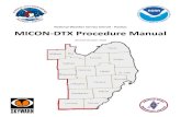 Naonal Weather Service Detroit - Ponac MICON-DTX … Manual.pdfResponsibility of local SKYWARN/ARES Program 7 General Operaon Guidelines 8-9 NWS Chat 9 Semi-annual MICON-DTX Meeng