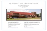 St. Andrew’s - Knox Presbyterian Church€¦ · St. Andrew’s - Knox Presbyterian Church in Fort Erie celebrated 100 years young in 1989. Margaret Nelson wrote a poem for our Church’s