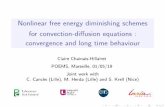 Nonlinear free energy diminishing schemes for convection ...di-pietro/poems2019/claire_chainais.pdf · Outline of the talk 1 Motivation 2 Nonlinear TPFA schemes 3 Nonlinear DDFV schemes
