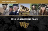 2015-16 STRATEGIC PLAN - Deacon Forms...2010-11 2011-12 2012-13 2013-14 Competitive Goals Goals Results Goals Results Goals Results Goals Results Championships (ACC & NCAA) 2 1 3 05