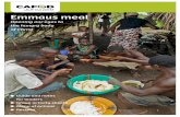 Emmaus meal - CAFOD · 2 This Emmaus meal is an opportunity to come together as a parish, community or group during our journey towards Easter and beyond. Through breaking bread together
