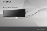 LCD Monitor User Manual - GitHub Pages · AOC PIXEL POLICY ... （FUJIAN）CO.,LTD. Model: ADPC2065 5. Installation . Do not place the monitor on an unstable cart, stand, tripod,