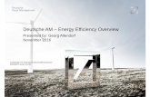 Deutsche AM – Energy Efficiency Overview... · Real Estate and Energy Efficiency 1 1) EEFIG March 2015. 2 ) GRESB September 2016. 3) - Friede, Busch and Bassen December 2015 –