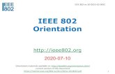 IEEE 802 Orientation · IEEE SA Board of Governors (BOG) Standards Board (SASB) IEEE 802 within IEEE and IEEE SA Structure 5 IEEE 802 LMSC is a Standards Committee of the IEEE Computer
