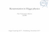 Resummation in Higgs physics - Heidelberg Universityhiggs/talks/monni.pdf · Resummation in Higgs physics Pier Francesco Monni CERN Higgs Couplings 2017 - Heidelberg, November 2017