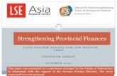 Strengthening Provincial in Islamabad, with the support of the German Foreign Ministry. The views ...