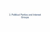 3. Political Parties and Interest Groups...3.1.1. Political Parties’ Historical Development, Function, and Effects Critical Election Political or Electoral Realignment Divided Government