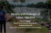 Benefits and Challenges of Labour Migration · 2019-05-13 · •Benefits and Challenges •Activities to minimize the challenges and enhance the benefits for the short, medium-and
