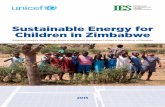 Sustainable Energy for Children in Zimbabwe...Sustainable Energy for Children in Zimbabwe Situational Analysis of the Energy Status of Institutions that Support Children in Five Districts