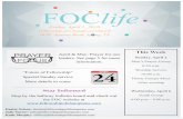 FOClife€¦ · 6:00 p.m.–the FOC website at 8:00 p.m. Friday, April 1, 2016 Fellowship of Champions Church 16707 Squyres Road, Spring, TX Dustin Nelson: dustin@fellowshipofchampions.com