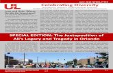 June 2016 NEWSLETTER elebrating Diversity · June 2016 NEWSLETTER The Aftermath of Orlando: No More Normal P. 3 Reflections on the Legacy of Muhammad Ali P. 5 Upcoming Diversity Events