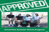 DriveTime Summer Shorts Program...MEN’S The shorts shown below may be purchased at... • Walmart • $9.99 to $11.76 • George #23001027 or Puritan #23001010 • Style - Pleated