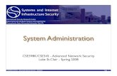 System Administrationpdm12/cse545/slides/cse545-adminstration.pdf · CSE598K/CSE545 - Advanced Network Security - McDaniel Page Aptitude • Basic Principles ‣ aptitude update -
