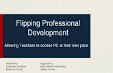 Development Flipping Professional - NAESP · Flipping Professional Development Allowing Teachers to access PD at their own pace ... (Edmodo) 7 Steps to Flipped PD GettingSmart: 1.