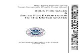 BONA FIDE SALES - U.S. Customs and Border Protection 2020-02-27آ  Bona Fide Sales and Sales For Exportation