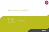 What’s new in Studio 20?...What’s new in Studio 20? Susie Stitzel Product Manager –Design & 3D Solutions June 15, 2020 2 Create and work on an entire project in a single Illustrator