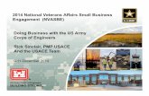 2014 National Veterans Affairs Small Business Engagement ...Custodial Services for U.S. Armed Forces Recruiting Stations Who: XCEL Engineering (SDVOSB) Magnitude: $167K Location: Throughout