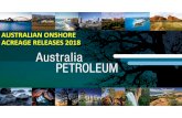 AUSTRALIAN ONSHORE ACREAGE RELEASES 2018energymining.sa.gov.au/__data/assets/pdf_file/0003/... · Ungani oilfield accelerated development currently underway • Discovery in 2011