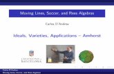 Moving Lines, Soccer, and Rees AlgebrasDavid:NowthatIaminBarcelona... Iwanttovisitthe2churches Carlos D’Andrea Moving Lines, Soccer, and Rees Algebras