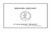 MISSOURI JUDICIARY...57 Judiciary Wide State Compensation Study Funding for salary adjustments for judiciary employees who are below their minimum salary. This is in line with the