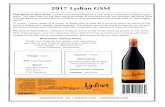 Lydian Tech Sheet 17 GSM - Orangewood Wines Lydian GSM.pdf · In music, Lydian refers to a mode, or scale that is used as a building block for some of the worldÕs oldest and newest