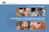 Food Safety and Inspection Service (FSIS)foodsafetytaskforce.nc.gov/documents/2017/FoodSafetyAndInspectionService...Food Safety and Inspection Service. Application of MTB regulation.