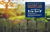 POVERTY - Harvard Institute of Politics · poverty level.11 Moreover, in 2008, 19 percent of individuals living in rural areas were classified as working poor.12 CHALLENGES TO OVERCOMING