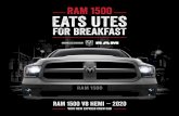 RAM 1500 EATS UTES - Amazon S3...• 5'7'' Cargo Tub – Available with Standard Tub, or RamBox® • Up to 4.5 Tonne Max Braked Towing with Trailer Brake Control • 830Kg Payload