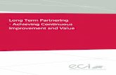 Long Term Partnering - ECI...ECI logo LONG-TERM PARTNERING Achieving continuous improvement and value A handbook DTI logo . Long term partnering 2 CONTENTS Foreword Acknowledgements