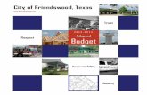 City of Friendswood, Texas · 2017-08-11 · CITY OF FRIENDSWOOD Organization Chart Community Services xAdministration xRecreation Programs xPark Operations xFacility Operations Citizens