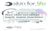 Nue skin scrubber + sonic wave machine...microdermabrasion, microcurrent, oxygen infusion, nue skin scrubber + sonic wave and LED light therapy along with performance professional