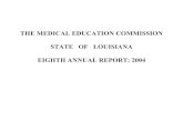THE MEDICAL EDUCATION COMMISSION STATE OF … Education Commission 2004 web.pdfThe Medical Education Commission has ch t presentation. The website is the expanded version, with color,