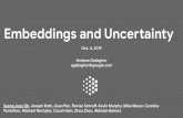 Embeddings and Uncertainty · 2019-10-07 · Embeddings and Uncertainty Oct. 4, 2019 Andrew Gallagher agallagher@google.com Seong Joon Oh, Joseph Roth, Jiyan Pan, Florian Schroff,
