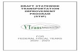 DRAFT STATEWIDE TRANSPORTATION IMPROVEMENT …...Formula Grant for Rural Areas - Section 5311 . 5311 program funds are used to enhance access for people in nonurbanized areas to health