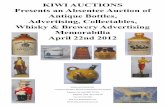 KIWI AUCTIONS Presents an Absentee Auction of Antique ...n4-kiwiauctions.node8.auctionmobilityplatform.com/wp-content/uplo… · PREMIUM PIPE TOBACCO”, Made in W. Germany to rear