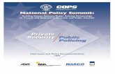 Policy Paper: Private Security/Public Policing Partnerships · 2019-12-16 · Policy Paper: Private Security/Public Policing Partnerships This project was supported by Cooperative