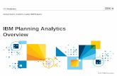 IBM Planning Analytics Overview - IBS.BG · Planning Analytics Overview As of December 2016 and moving forward, TM1 is now known as Planning Analytics It remains IBM’s offering