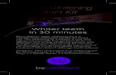 Teeth Whitening Start Kit - beconfiDent UK...Whiter teeth in 30 minutes Becon˜ dent® teeth whitening kit is a natural teeth whitening system for home use. The whitening kit contains